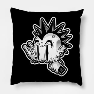 Punk cartoon Pillow