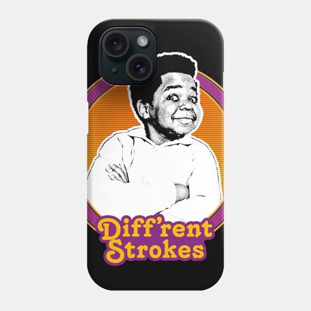 Diff'rent Strokes  // Retro 80s Aesthetic Fan Design Phone Case by DankFutura