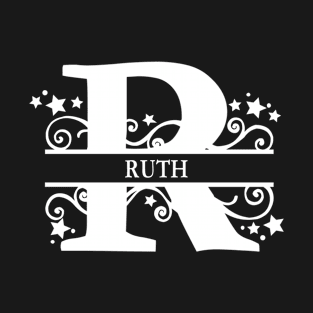 Ruth Monogram Initial Letter R T-Shirt