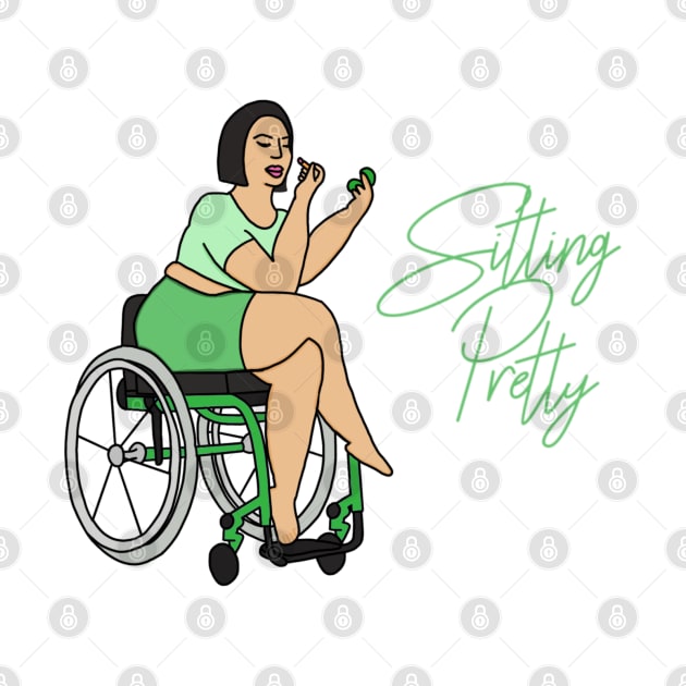 Sitting Pretty in Green 2 by Dissent Clothing