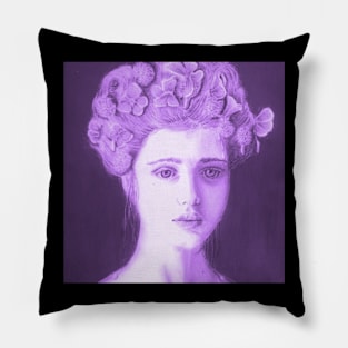 Butterfly Girl Pillow