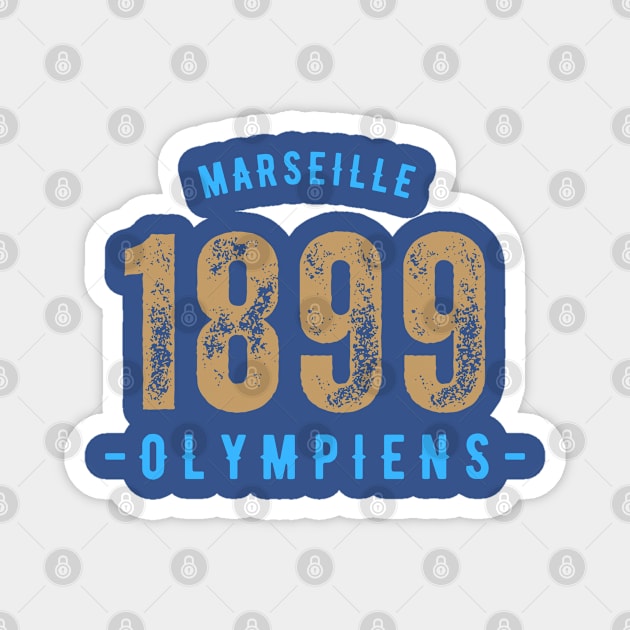 Marseille 1899 Magnet by Providentfoot