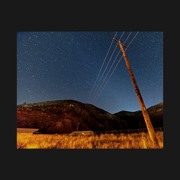 Jerome Arizona Ghost Town Starry Skies Mining Town by WayneOxfordPh