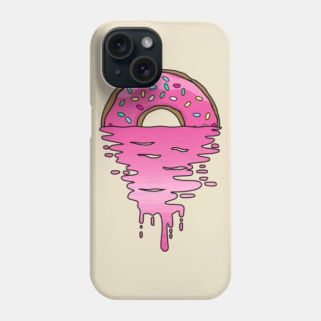 Donut Sunset Phone Case by Nerd_art