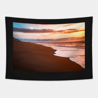 Seafoam at sunset Tapestry