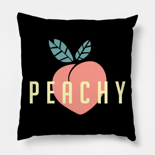Peachy Peach Pillow by LittleMissy