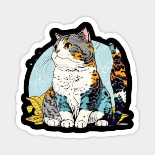 Beautiful Cat Vintage - Cat Lover Magnet