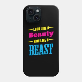 Look Like a Beauty Kick like a Beast Muay Thai Kickboxing Phone Case