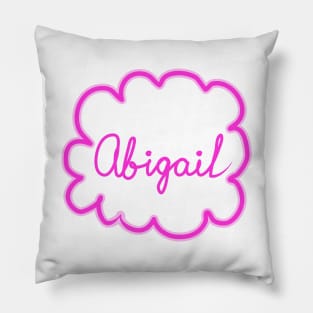 Abigail. Female name. Pillow