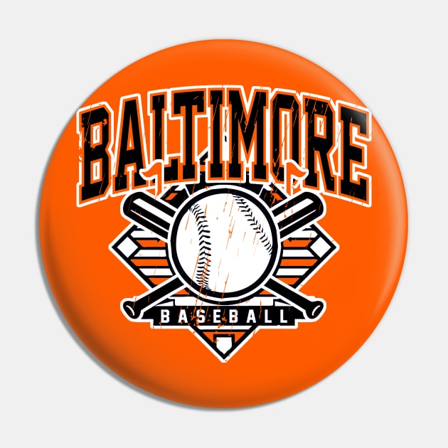Vintage Baltimore Baseball Pin by funandgames