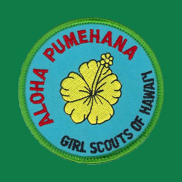 Aloha Pumehana Girl Scouts Patch by HaleiwaNorthShoreSign