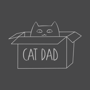 Cat Dad (Light Color) T-Shirt