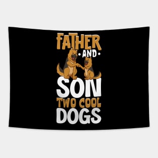 Cool dogs - father and son Tapestry