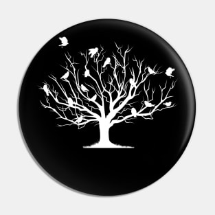 Crow Tree Pin