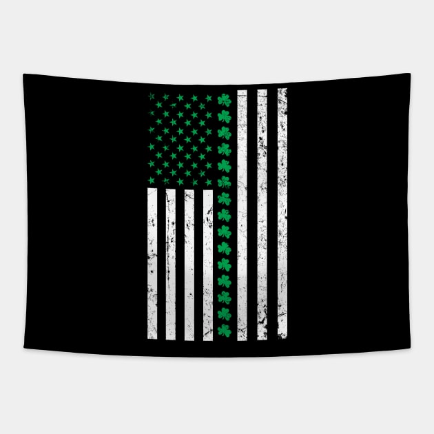 Irish American Flag Tapestry by MikesTeez