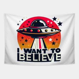 I Want To Leave UFO Tapestry