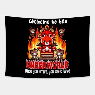 Welcome to the Underworld Cute Kawaii Tapestry