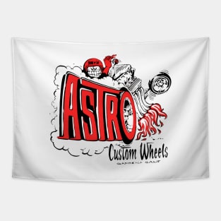 Astro Custom Wheels vintage Drag racing Tapestry