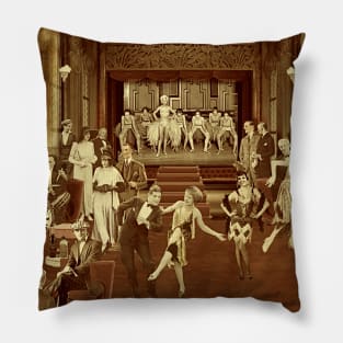 Art Deco Night Club (Golden Edition) Pillow