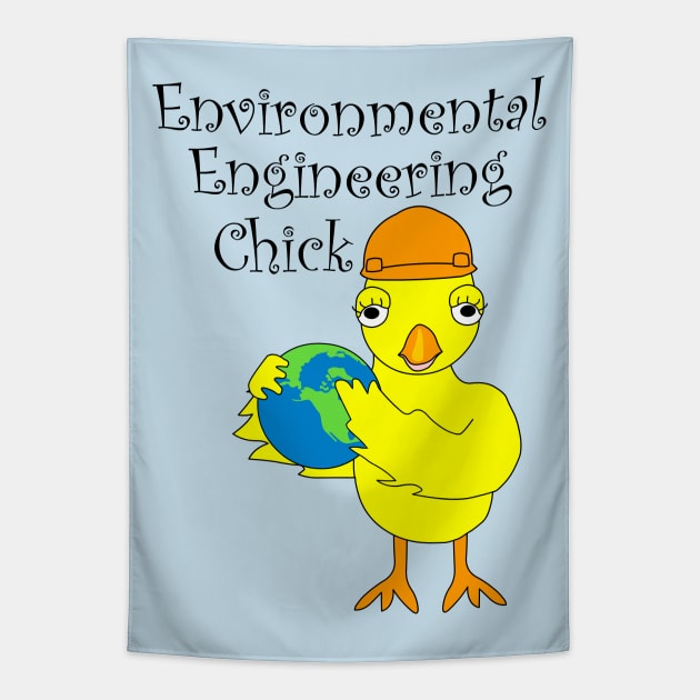 Environmental Engineering Chick Tapestry by Barthol Graphics