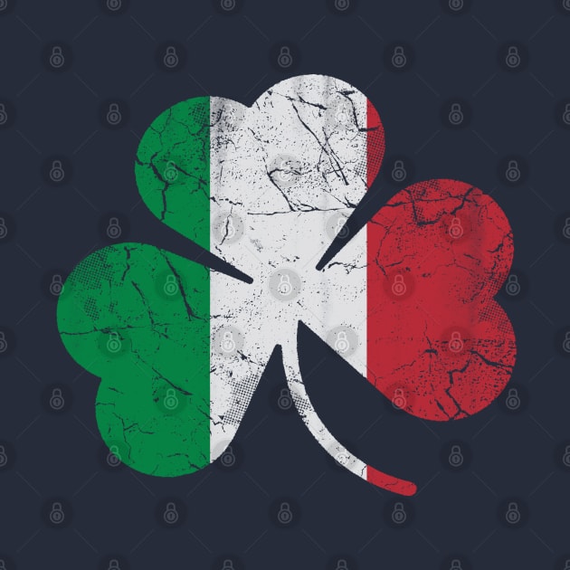 Italian Italia Shamrock Flag St Patricks Day by E