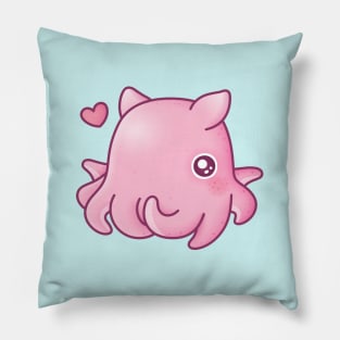 Cute Pink Flapjack Octopus Pillow