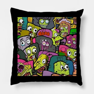 Abstract Zombies. Pillow