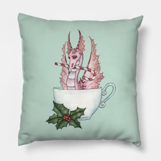 Peppermint Dragon Pillow