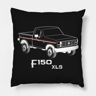 1982 F150 XLS White Print Pillow