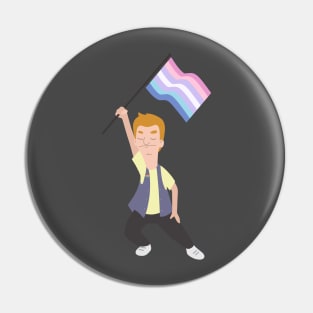 of Jimmy Jr. x Bigender Flag Pin