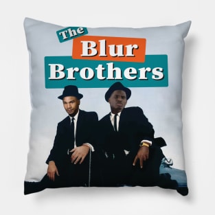 The Blur Brothers (The Penguin & the Cheetah) Pillow