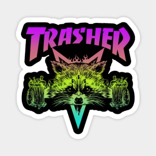 TRASHER (tropical) Magnet