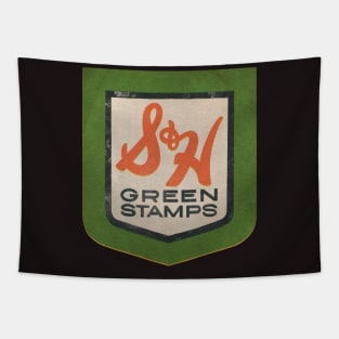 Green Stamps Tapestry