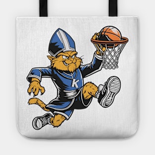 Cat Pope Basketball Tote