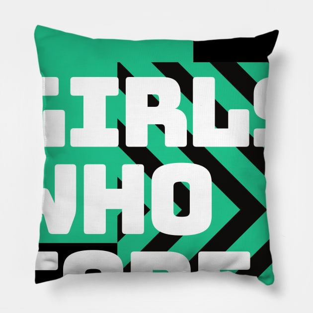 Girls Who Code Pillow by PhoenixDamn