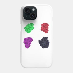 Colorful Grapes (White) Phone Case