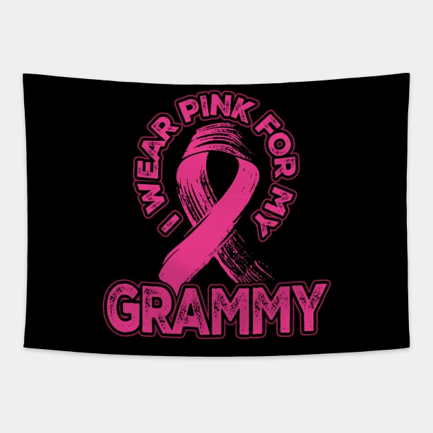 I wear pink for my Grammy Tapestry by aneisha