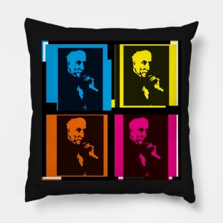 William Wordsworth - Poet - colorful, pop art style design Pillow