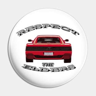 Ferrari Testerossa 'Respect The Elders' Pin