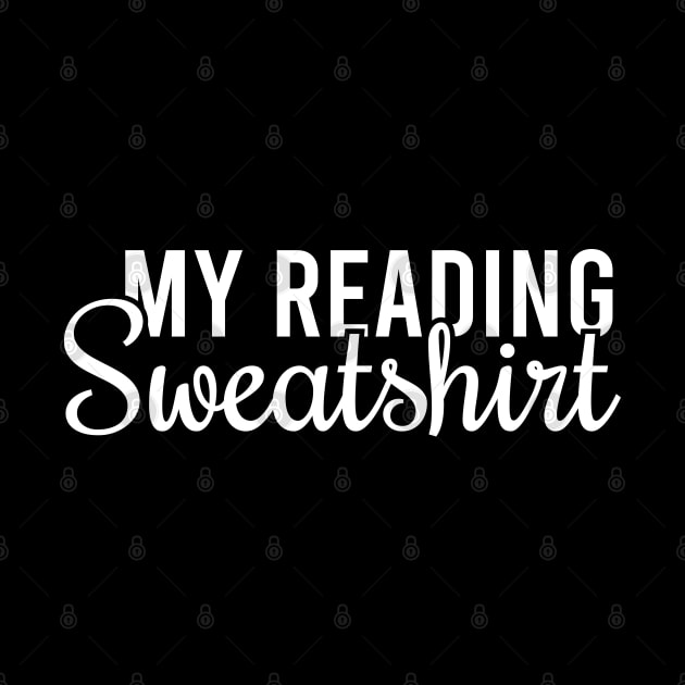 My Reading Sweatshirt by Blonc