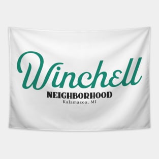 Winchell Neighborhood Kalamazoo Vintage Design Tapestry