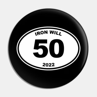 IRON WILL 50 MILE FINISHER Pin