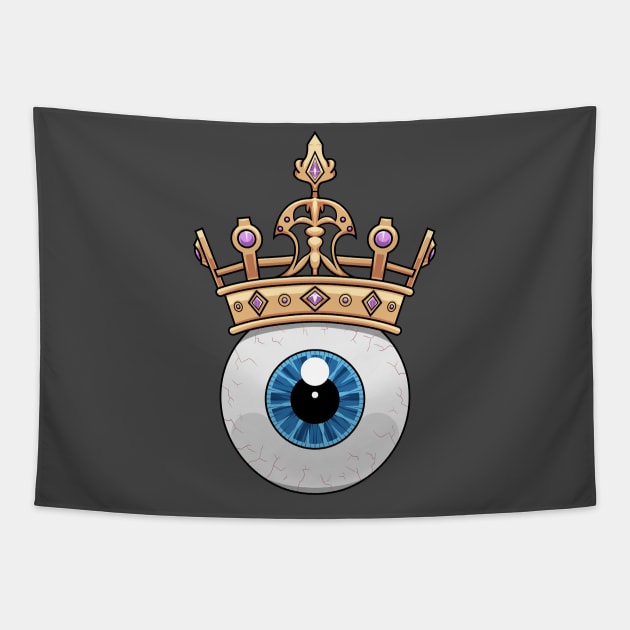 Eyes With Crown Tapestry by hazamaxx7