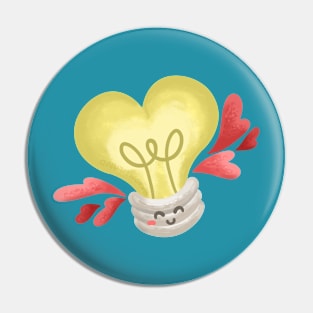 Love Bulb Pin