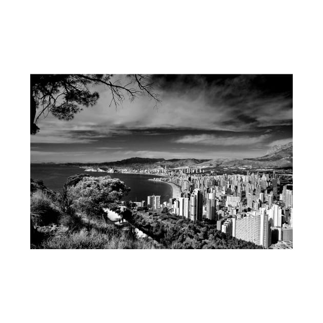 Benidorm Skyline Cityscape Costa Blanca Spain by AndyEvansPhotos