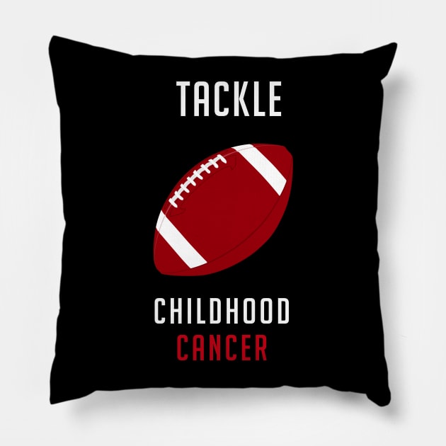 Tackle Childhood Cancer Pillow by Printnation