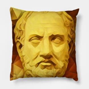 Thucydides Golden Portrait | Thucydides Artwork 9 Pillow