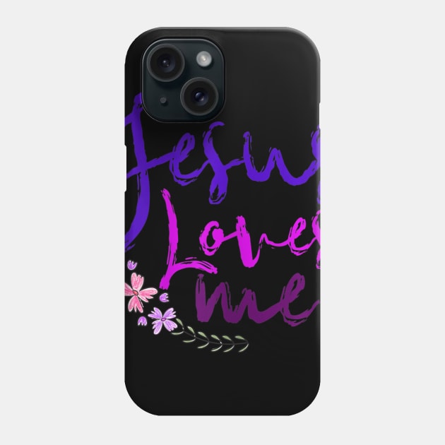 Jesus loves me Phone Case by Kellers