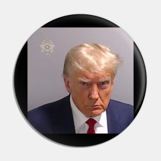 Trump 2023 Mugshot T-Shirt Pin