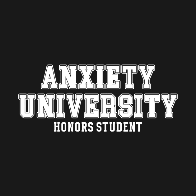 Anxiety University Honors Program Sweatshirt, Y2K Style University Sweatshirt, Mental Health Shirts, Anxiety Shirt, Gag Gift Shirt by Hamza Froug